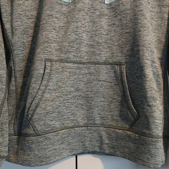 Under Armour Hoodie M Spacedye Green Spacedye L embroidered logo - Picture 4 of 5